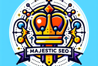 Découvrez le Logo Majestic SEO : Élégance et Performance pour Votre Marque